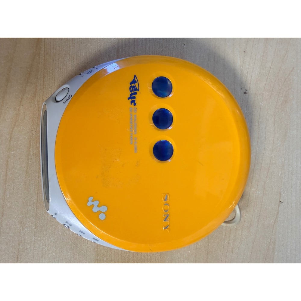 Sony Walkman D-EJ360 CD Player G-Protection Psyc Y2K Retro Tech Tested Works